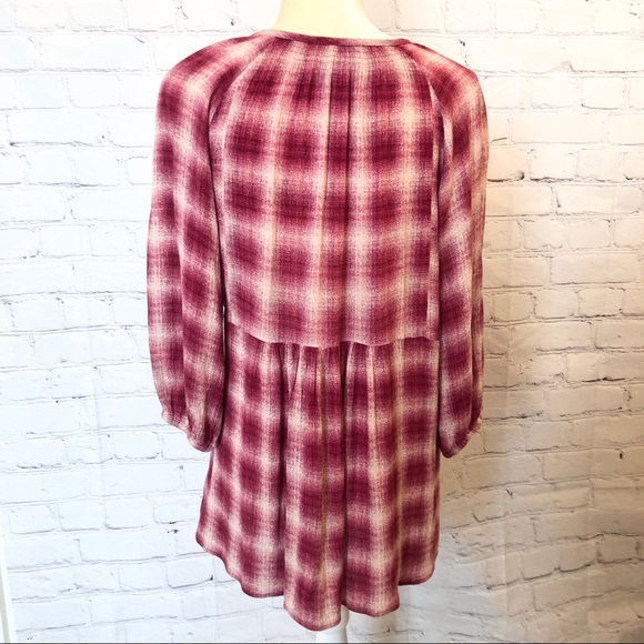 Maeve | Anthropologie pink cavalon peplum blouse - Picture 5 of 7